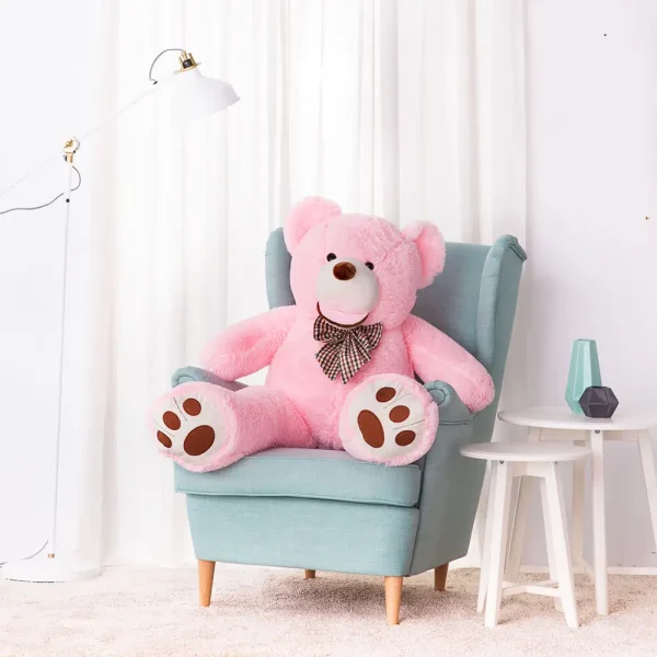Stor Plys Bamse, Tøjdyr, Legetøj, 100 Cm, Lysebrun, Bobo - Teddyway