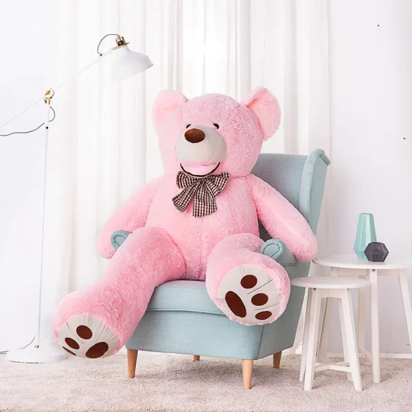 Stor Plys Bamse, Tøjdyr, Legetøj, 100 Cm, Lysebrun, Bobo - Teddyway
