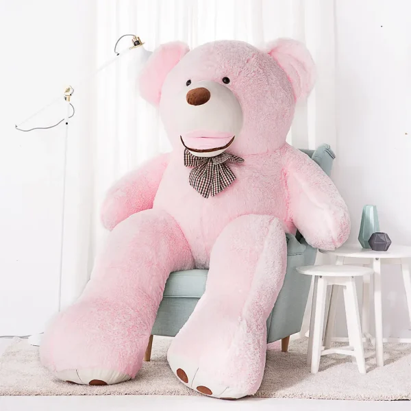 Stor Plys Bamse, Tøjdyr, Legetøj, 100 Cm, Lysebrun, Bobo - Teddyway
